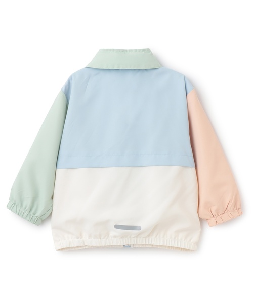 petit main（プティマイン）の「【撥水加工】配色ウィンブレ（ナイロンジャケット・キッズ・カラフル/ネイビー/黄緑系/アイボリー・100cm/80ｃｍ/120cm/90cm/110cm/130cm）」の11枚目の写真