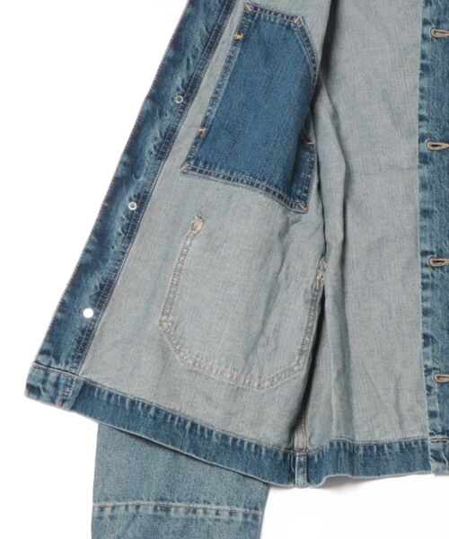 ALLSAINTS（オールセインツ）の「MUKESH DENIM JACKET | MUKESH デニム ジャケット（デニムジャケット・メンズ・インディゴブルー・XS/S/M/L）」の3枚目の写真