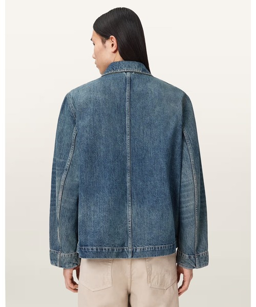ALLSAINTS（オールセインツ）の「MUKESH DENIM JACKET | MUKESH デニム ジャケット（デニムジャケット・メンズ・インディゴブルー・XS/S/M/L）」の9枚目の写真