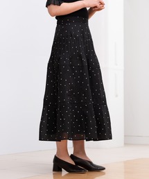 STRAWBERRY-FIELDS（ストロベリーフィールズ）の「ウェーブドロップ_ドットプリーツティアードスカート（スカート）」