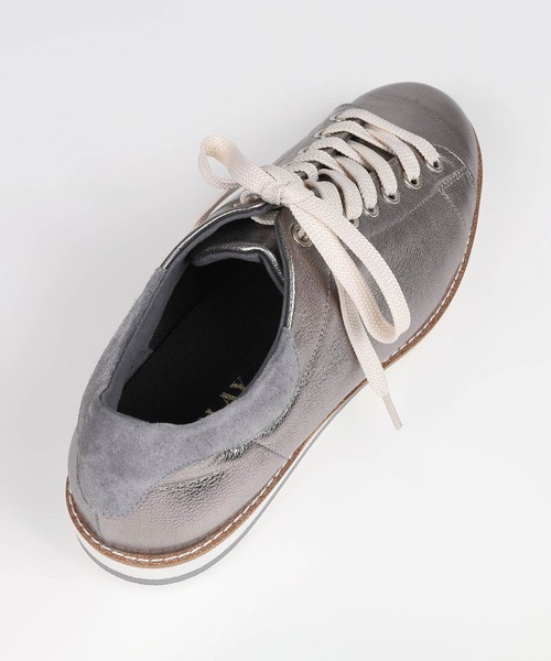 BARCLAY(バークレー)の「BARCLAY(バークレー)スニーカー(スニーカー・レディース・アイボリー/シルバー・23cm/23.5cm/24cm/24.5cm/22cm)」の10枚目の写真