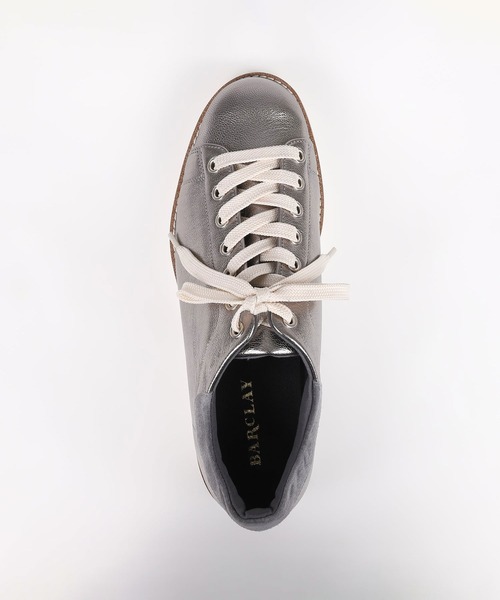 BARCLAY(バークレー)の「BARCLAY(バークレー)スニーカー(スニーカー・レディース・アイボリー/シルバー・23cm/23.5cm/24cm/24.5cm/22cm)」の11枚目の写真