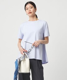 green label relaxing（グリーンレーベルリラクシング）の「【WEB限定】＜at ease＞バック フレア カットソー  接触冷感 UVカット 遮熱（Tシャツ/カットソー）」