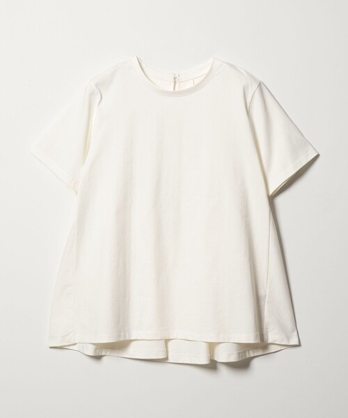 WEB限定】＜at ease＞バック フレア カットソー 接触冷感 UVカット 遮