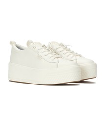 Keds ケッズ スカイラー スリップオン レザー オフホワイト