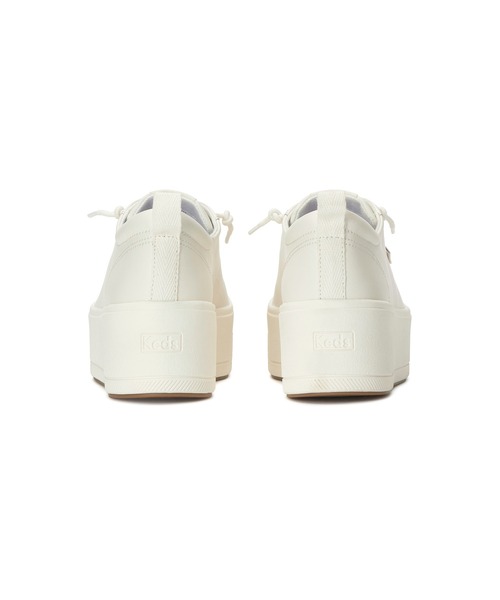 Keds（ケッズ）の「Keds ケッズ スカイラー スリップオン レザー オフホワイト（スニーカー・レディース・オフホワイト・23.5cm/24.0cm/25.0cm/23.0cm/22.5cm/24.5cm）」の2枚目の写真