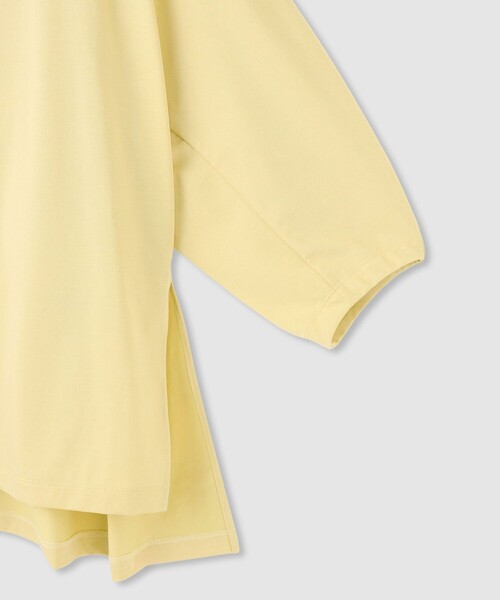 allureville（アルアバイル）の「【ATELIER Line】クルーコクーンT-シャツIRT（Tシャツ/カットソー・レディース・ブラック/ホワイト/イエロー・2）」の6枚目の写真