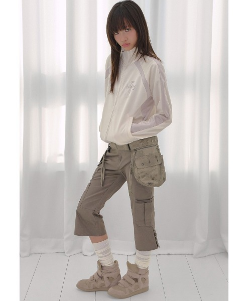 A'GEM/9 × .kom 『FANCY CLUB/ファンシークラブ』 CARGO CAPRI PANTS