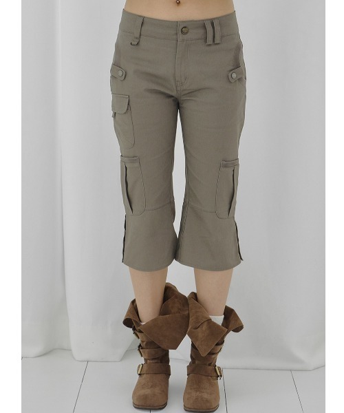 A'GEM/9 × .kom 『FANCY CLUB/ファンシークラブ』 CARGO CAPRI PANTS