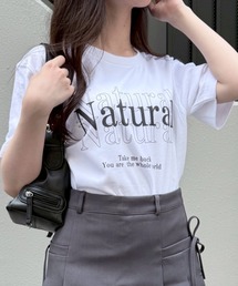 ピンクプリントピンクデザイン半袖Tシャツ