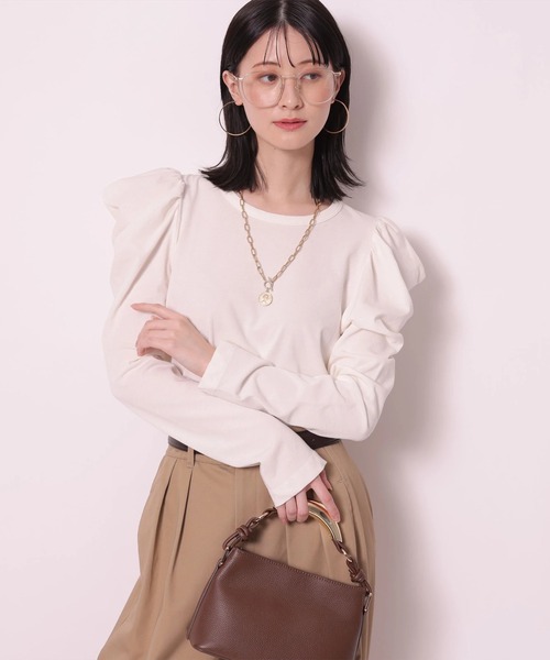 Arpege story   袖コンシャスTシャツ 袖コンシャスTシャツ | Tシャツ・カットソー | Arpege story