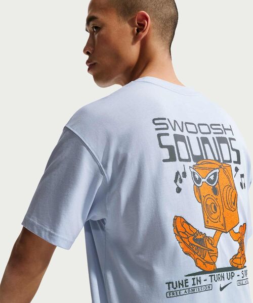 NIKE(ナイキ)の「ナイキ スポーツウェア Tシャツ / Nike Sportswear T-Shirt IH1370-407 Hydrogen Blue(Tシャツ/カットソー・メンズ・クリアブルー・S/M/L/2XL/XL)」の4枚目の写真