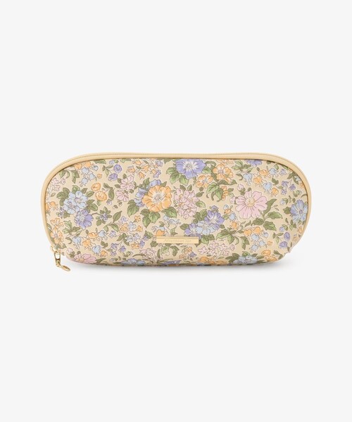 Afternoon Tea(アフタヌーンティー)の「眼鏡ケース/リバティプリント(メガネ・レディース・ネイビー/ベージュ・ONE SIZE)」の1枚目の写真