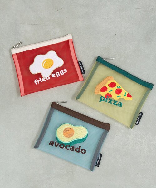 BIRTHDAY BAR（バースデイバー）の「【WEB限定】FOOD刺繍メッシュポーチ（ポーチ・レディース・ブルー系その他/オレンジ/レモンイエロー・0）」の14枚目の写真