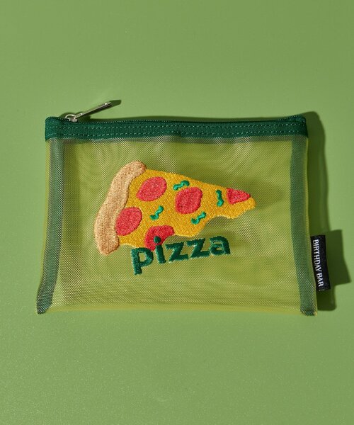 BIRTHDAY BAR（バースデイバー）の「【WEB限定】FOOD刺繍メッシュポーチ（ポーチ・レディース・ブルー系その他/オレンジ/レモンイエロー・0）」の5枚目の写真