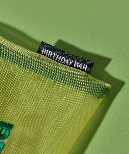 BIRTHDAY BAR（バースデイバー）の「【WEB限定】FOOD刺繍メッシュポーチ（ポーチ・レディース・ブルー系その他/オレンジ/レモンイエロー・0）」の7枚目の写真