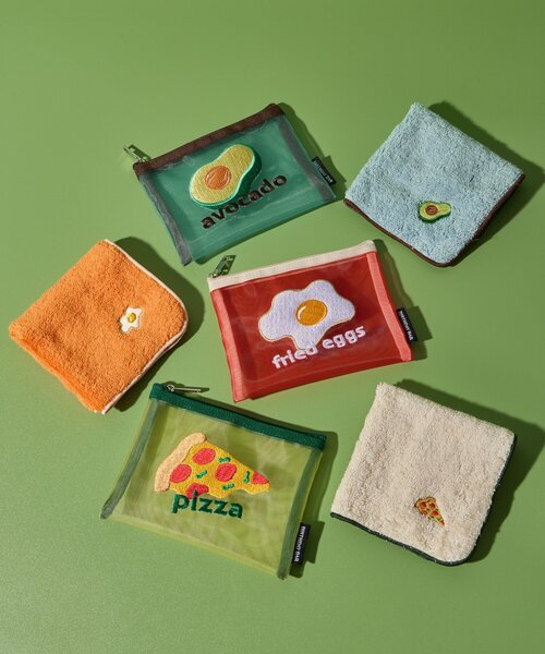 BIRTHDAY BAR（バースデイバー）の「【WEB限定】FOOD刺繍メッシュポーチ（ポーチ・レディース・ブルー系その他/オレンジ/レモンイエロー・0）」の13枚目の写真