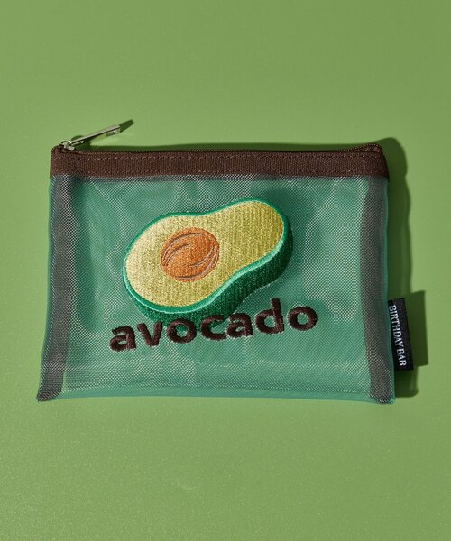 BIRTHDAY BAR（バースデイバー）の「【WEB限定】FOOD刺繍メッシュポーチ（ポーチ・レディース・ブルー系その他/オレンジ/レモンイエロー・0）」の17枚目の写真