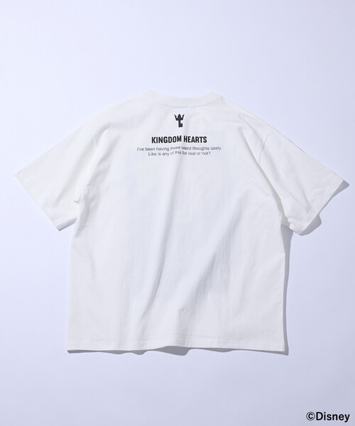 FREAK'S STORE(フリークスストア)の「FREAK’S STORE/フリークスストア KINGDOM HEARTS / VISUAL TEE/キングダム ハーツ/ビジュアルTシャツ(Tシャツ/カットソー・メンズ・ホワイト/ブラック・MEDIUM/LARGE/X-LARGE)」の4枚目の写真