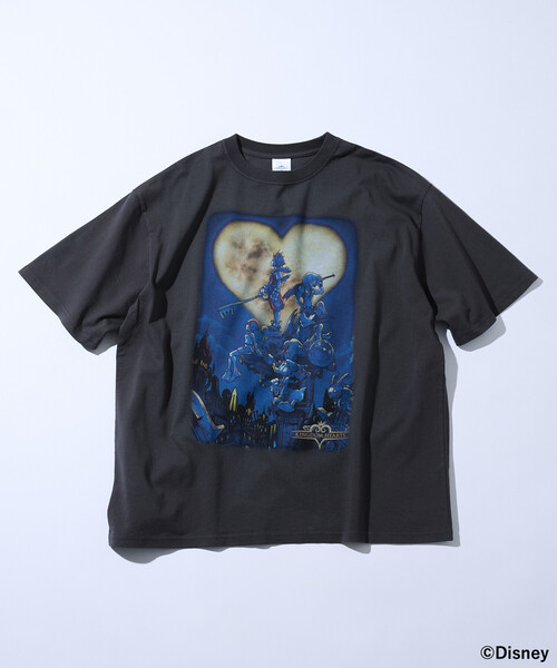 FREAK'S STORE(フリークスストア)の「FREAK’S STORE/フリークスストア KINGDOM HEARTS / VISUAL TEE/キングダム ハーツ/ビジュアルTシャツ(Tシャツ/カットソー・メンズ・ホワイト/ブラック・MEDIUM/LARGE/X-LARGE)」の5枚目の写真