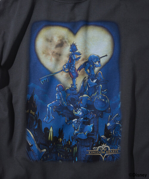 FREAK'S STORE(フリークスストア)の「FREAK’S STORE/フリークスストア KINGDOM HEARTS / VISUAL TEE/キングダム ハーツ/ビジュアルTシャツ(Tシャツ/カットソー・メンズ・ホワイト/ブラック・MEDIUM/LARGE/X-LARGE)」の8枚目の写真