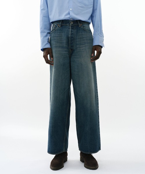 marka（マーカ）の「BAGGY JEANS（デニムパンツ・メンズ・インディゴブルー・1/2）」の2枚目の写真