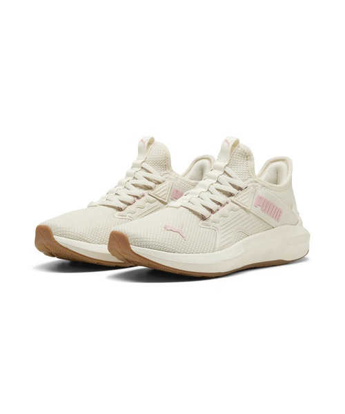 PUMA(プーマ)の「PUMA プーマ ウィメンズ ソフトライド エンゾ 5 イーズイン ランニングシュ(スニーカー・レディース・ブラック×パープル/アイボリー・24.5cm/24.0cm/25.5cm/25.0cm/23.5cm/22.0cm/23.0cm/22.5cm)」の6枚目の写真