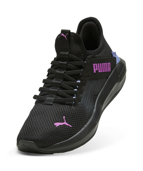 PUMA(プーマ)の「PUMA プーマ ウィメンズ ソフトライド エンゾ 5 イーズイン ランニングシュ(スニーカー・レディース・ブラック×パープル/アイボリー・24.5cm/24.0cm/25.5cm/25.0cm/23.5cm/22.0cm/23.0cm/22.5cm)」の5枚目の写真