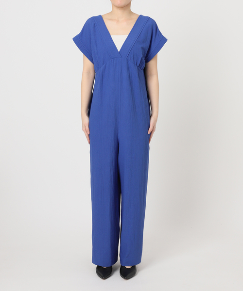 SLOBE IENA（スローブイエナ）の「シュリンクPEデザインオールインワン（つなぎ/オールインワン・レディース・ブラック/ブルー系その他・36/38）」の14枚目の写真