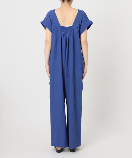 SLOBE IENA（スローブイエナ）の「シュリンクPEデザインオールインワン（つなぎ/オールインワン・レディース・ブラック/ブルー系その他・36/38）」の16枚目の写真