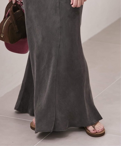 JOURNAL STANDARD（ジャーナルスタンダード）の「ヴィンテージキュプラローンスカート（スカート・レディース・ブラウン/ブラック系その他・38/36）」の8枚目の写真