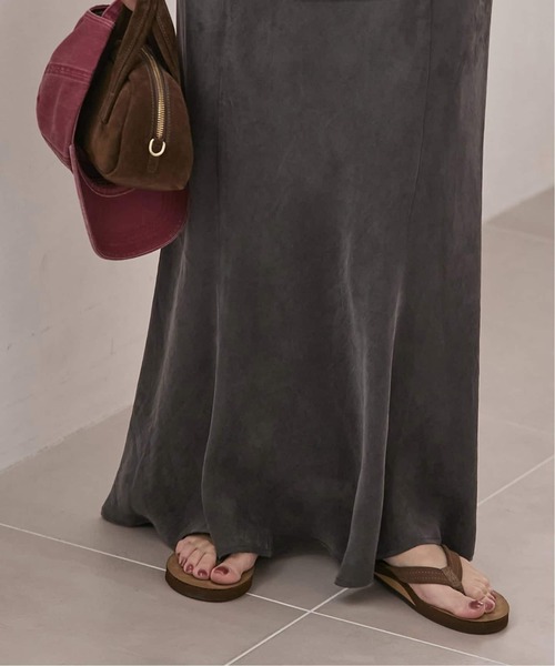 JOURNAL STANDARD（ジャーナルスタンダード）の「ヴィンテージキュプラローンスカート（スカート・レディース・ブラウン/ブラック系その他・38/36）」の9枚目の写真