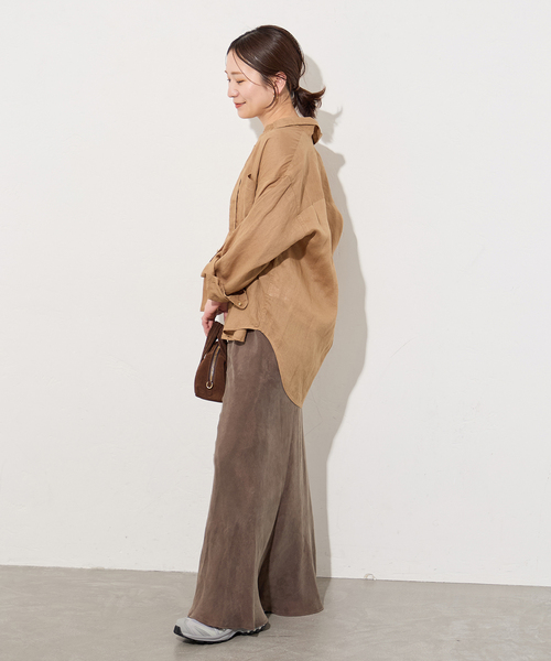 JOURNAL STANDARD（ジャーナルスタンダード）の「ヴィンテージキュプラローンスカート（スカート・レディース・ブラウン/ブラック系その他・38/36）」の13枚目の写真