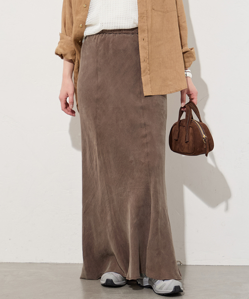 JOURNAL STANDARD（ジャーナルスタンダード）の「ヴィンテージキュプラローンスカート（スカート・レディース・ブラウン/ブラック系その他・38/36）」の14枚目の写真