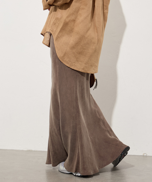 JOURNAL STANDARD（ジャーナルスタンダード）の「ヴィンテージキュプラローンスカート（スカート・レディース・ブラウン/ブラック系その他・38/36）」の15枚目の写真