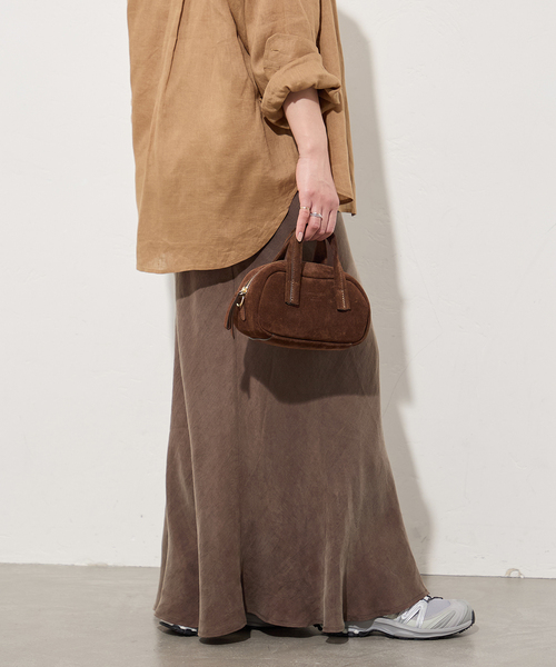 JOURNAL STANDARD（ジャーナルスタンダード）の「ヴィンテージキュプラローンスカート（スカート・レディース・ブラウン/ブラック系その他・38/36）」の17枚目の写真