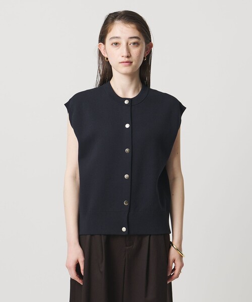 UNITED ARROWS(ユナイテッドアローズ)の「スウェットライク ベスト ‐ウォッシャブル‐(ベスト・レディース・グレー系/ネイビー・FREE)」の13枚目の写真