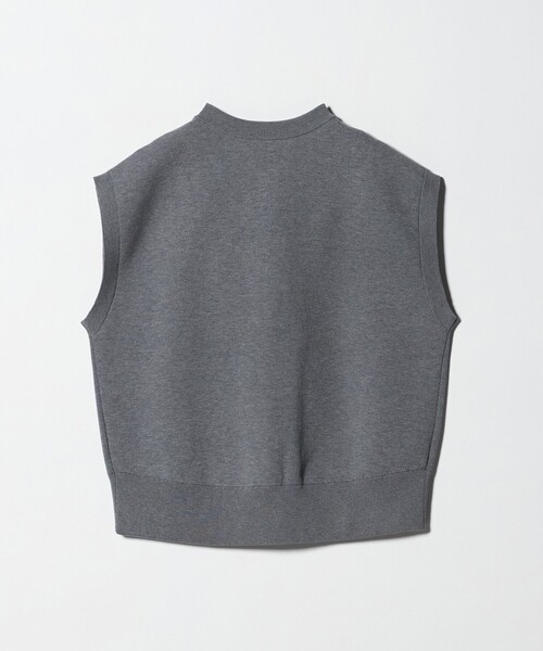 UNITED ARROWS(ユナイテッドアローズ)の「スウェットライク ベスト ‐ウォッシャブル‐(ベスト・レディース・グレー系/ネイビー・FREE)」の9枚目の写真