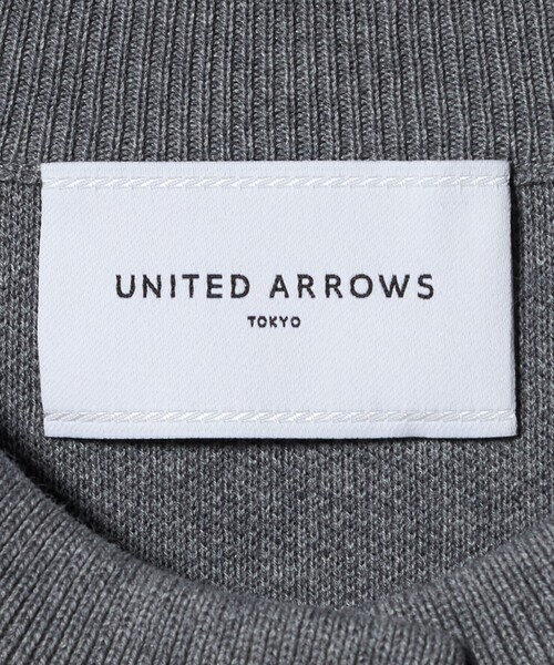 UNITED ARROWS(ユナイテッドアローズ)の「スウェットライク ベスト ‐ウォッシャブル‐(ベスト・レディース・グレー系/ネイビー・FREE)」の19枚目の写真