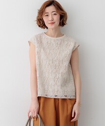コードエンブロイダリージャージー フレンチスリーブ カットソー