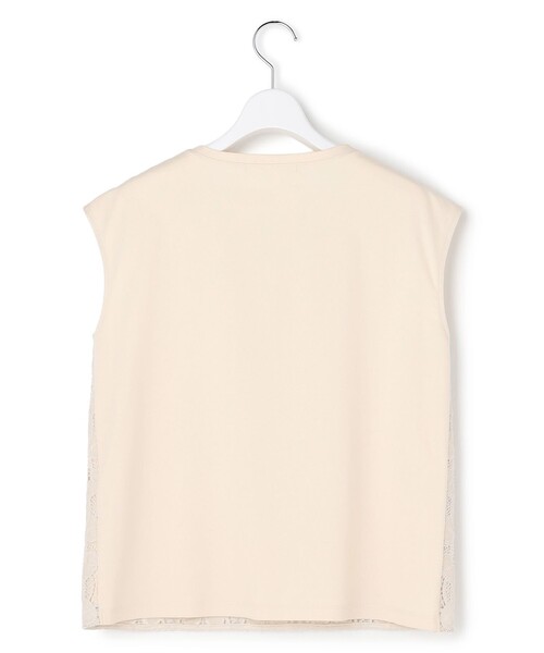 23区 L(ニジュウサンクオオキイサイズ)の「コードエンブロイダリージャージー フレンチスリーブ カットソー(Tシャツ/カットソー・レディース・ブラック系/ダークブラウン系/ベージュ系/ホワイト系・44/46)」の8枚目の写真