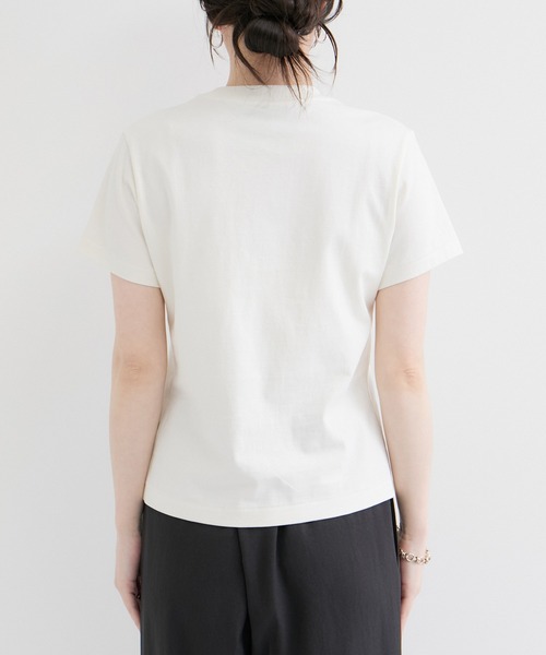 le cercle ADAM ET ROPE'(ルセルクルアダムエロペ)の「【MY NAME IS PETER/マイ ネーム イズ ピーター】SLOGAN T-SHIRTS(Tシャツ/カットソー・レディース・ホワイト・FREE)」の5枚目の写真
