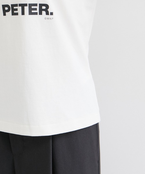 le cercle ADAM ET ROPE'(ルセルクルアダムエロペ)の「【MY NAME IS PETER/マイ ネーム イズ ピーター】SLOGAN T-SHIRTS(Tシャツ/カットソー・レディース・ホワイト・FREE)」の8枚目の写真