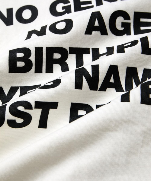 le cercle ADAM ET ROPE'(ルセルクルアダムエロペ)の「【MY NAME IS PETER/マイ ネーム イズ ピーター】SLOGAN T-SHIRTS(Tシャツ/カットソー・レディース・ホワイト・FREE)」の9枚目の写真