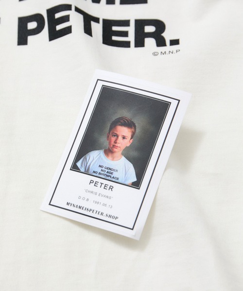 le cercle ADAM ET ROPE'(ルセルクルアダムエロペ)の「【MY NAME IS PETER/マイ ネーム イズ ピーター】SLOGAN T-SHIRTS(Tシャツ/カットソー・レディース・ホワイト・FREE)」の11枚目の写真