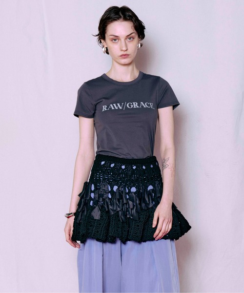 MAISON SPECIAL（メゾンスペシャル）の「2WAY Knit Flare Bustier/2WAYニットフレアビスチェ（シャツ/ブラウス・レディース・ホワイト/ブラック・FREE）」の14枚目の写真