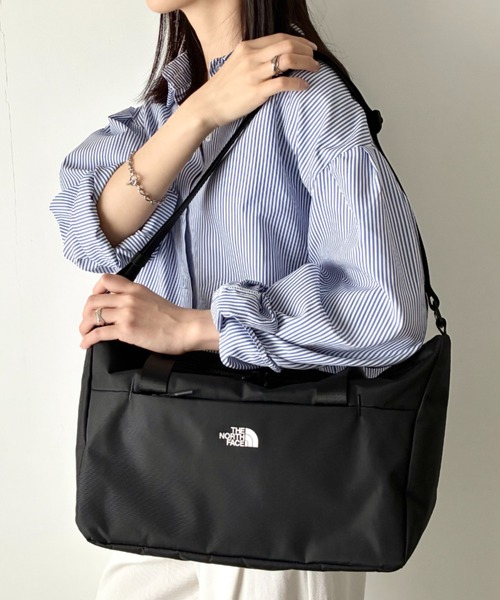 THE NORTH FACE(ザノースフェイス)の「THE NORTH FACE(ザ・ノースフェイス)/軽量 2WAY エスピーダッフルバックスモール ロゴプリント /SP DUFFLE BAG S(ショルダーバッグ・レディース・サンドベージュ/ブラック・FREE)」の16枚目の写真