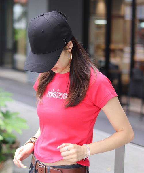 VARZAR(バザール)の「≪追加3 ≫VARZAR/バザール Stud logo over fit ball cap VARZAR496(キャップ・レディース・ベージュ/ブラック・FREE)」の9枚目の写真