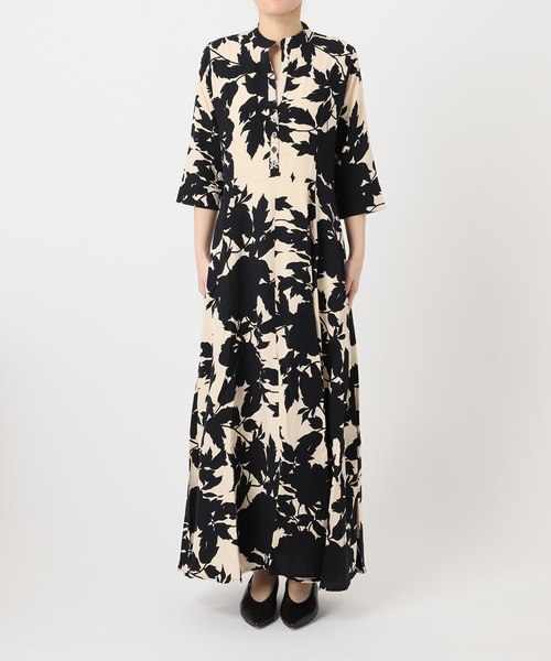 journal standard L'essage(ジャーナルスタンダードレサージュ)の「別注【LUSANA / ルサーナ】CARL MAXI DRESS:ワンピース(ワンピース・レディース・オートミール・SMALL)」の7枚目の写真