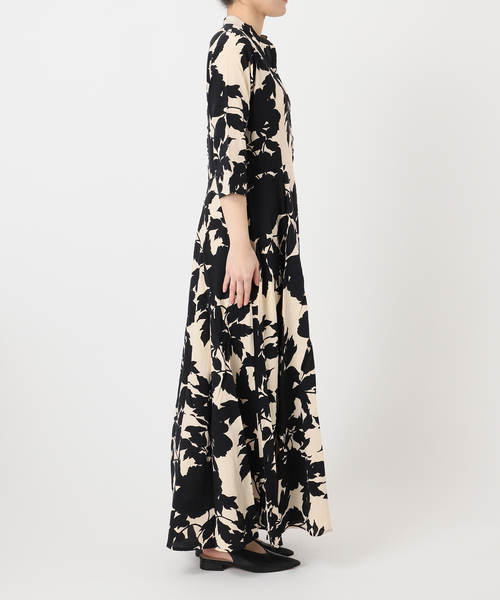 journal standard L'essage(ジャーナルスタンダードレサージュ)の「別注【LUSANA / ルサーナ】CARL MAXI DRESS:ワンピース(ワンピース・レディース・オートミール・SMALL)」の10枚目の写真